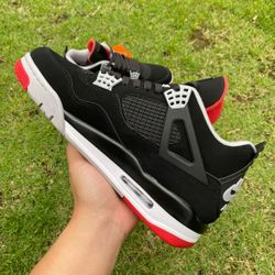𝐎𝐧l𝐲 𝐫𝐞𝐩l𝐲 𝐨𝐧 𝐈 G : 𝐓𝐎𝐏𝐤𝐢𝐜𝐤𝐬𝟒𝟒𝟒  Jordan 4 bred retro all size available 