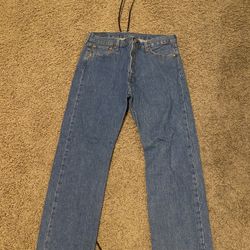 Levi 501 36x32 Blue Jeans