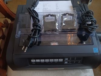 Okidata 420 Dot Matrix Printer, black