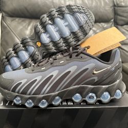 New Nike Air Max DN8 Men’s Black Thunder Blue Wolf Grey Mens Size 12