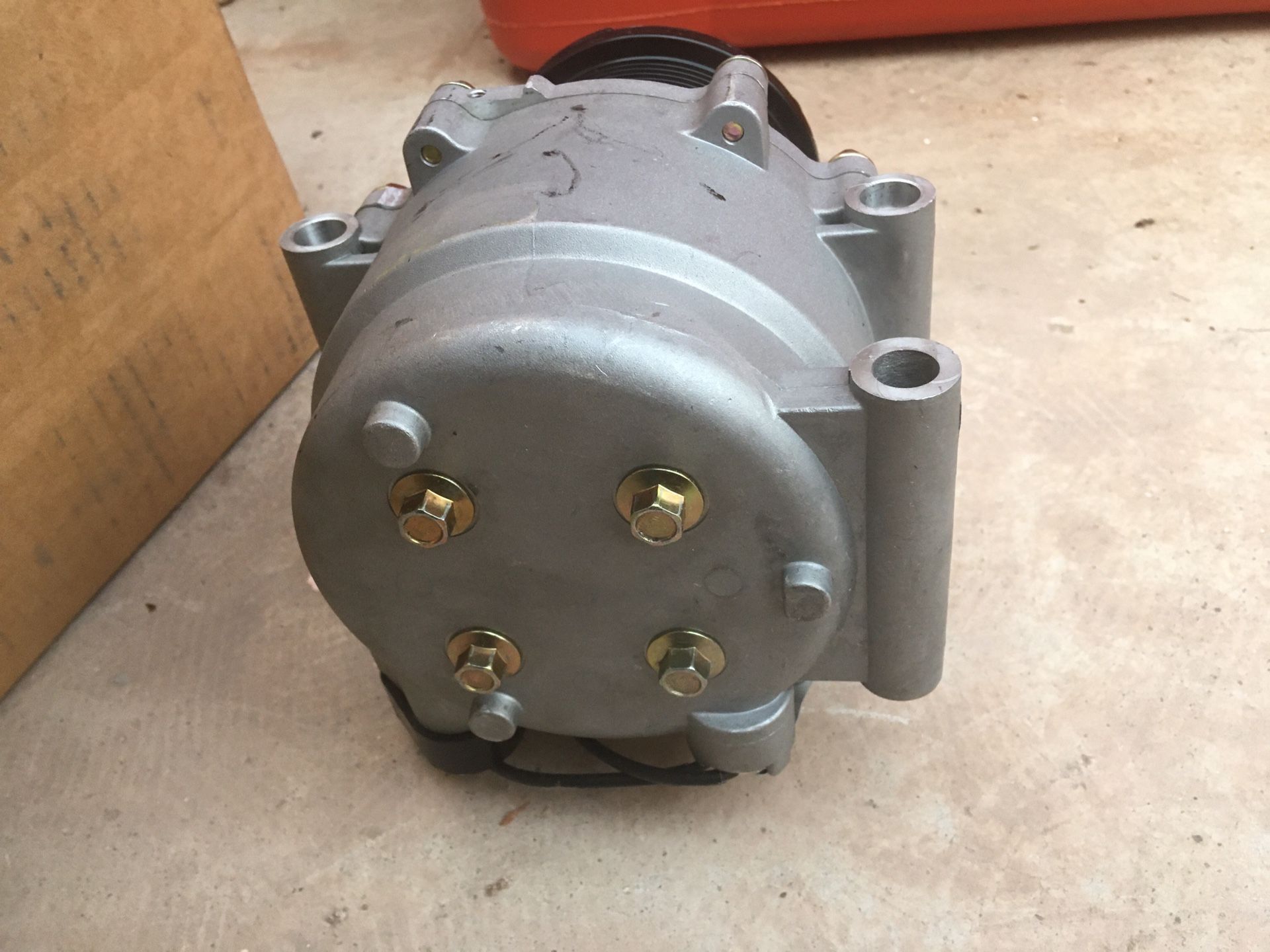 AC Compressor and drier assy-NEW DENSO Sigma JP 14-002NEW/20150708