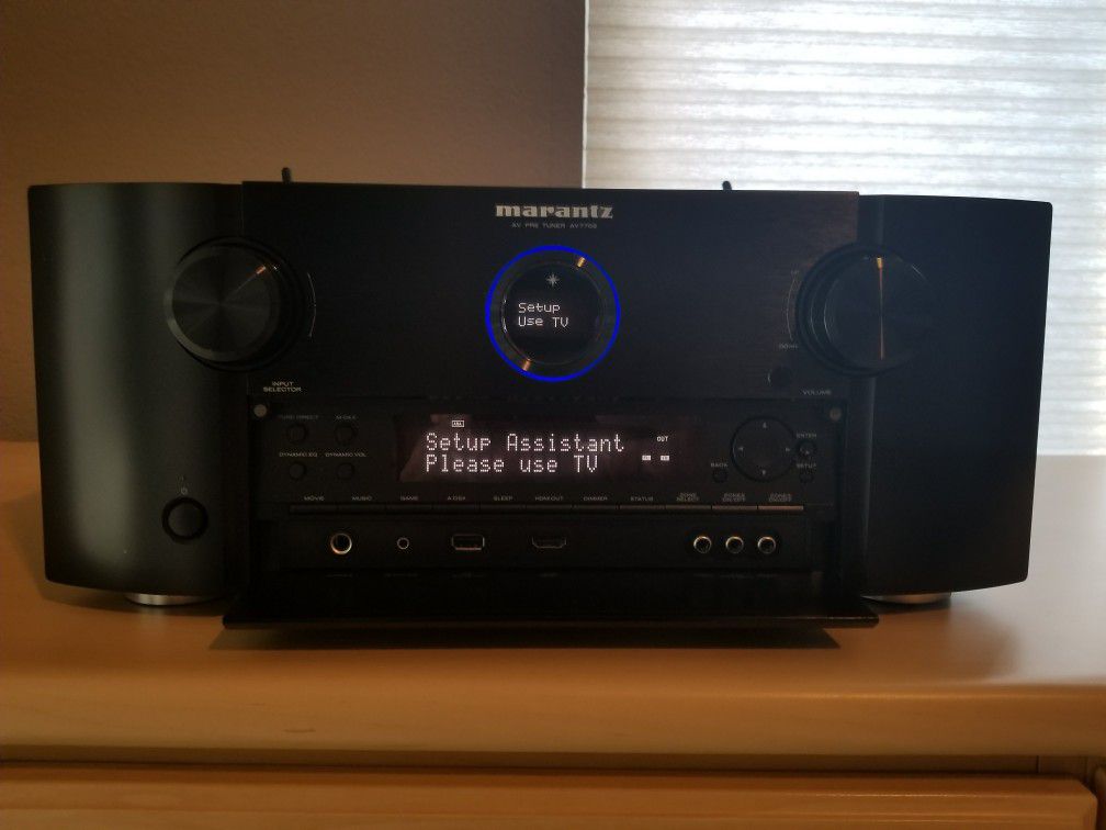 Marantz AV7702 Multichannel A/V Preamplifier with Wi-Fi, Bluetooth, and Dolby