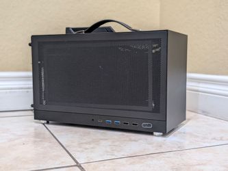 Intel Core Ultra 7 265f + Intel Arc B580 SFF ITX Mini Gaming Desktop PC Computer