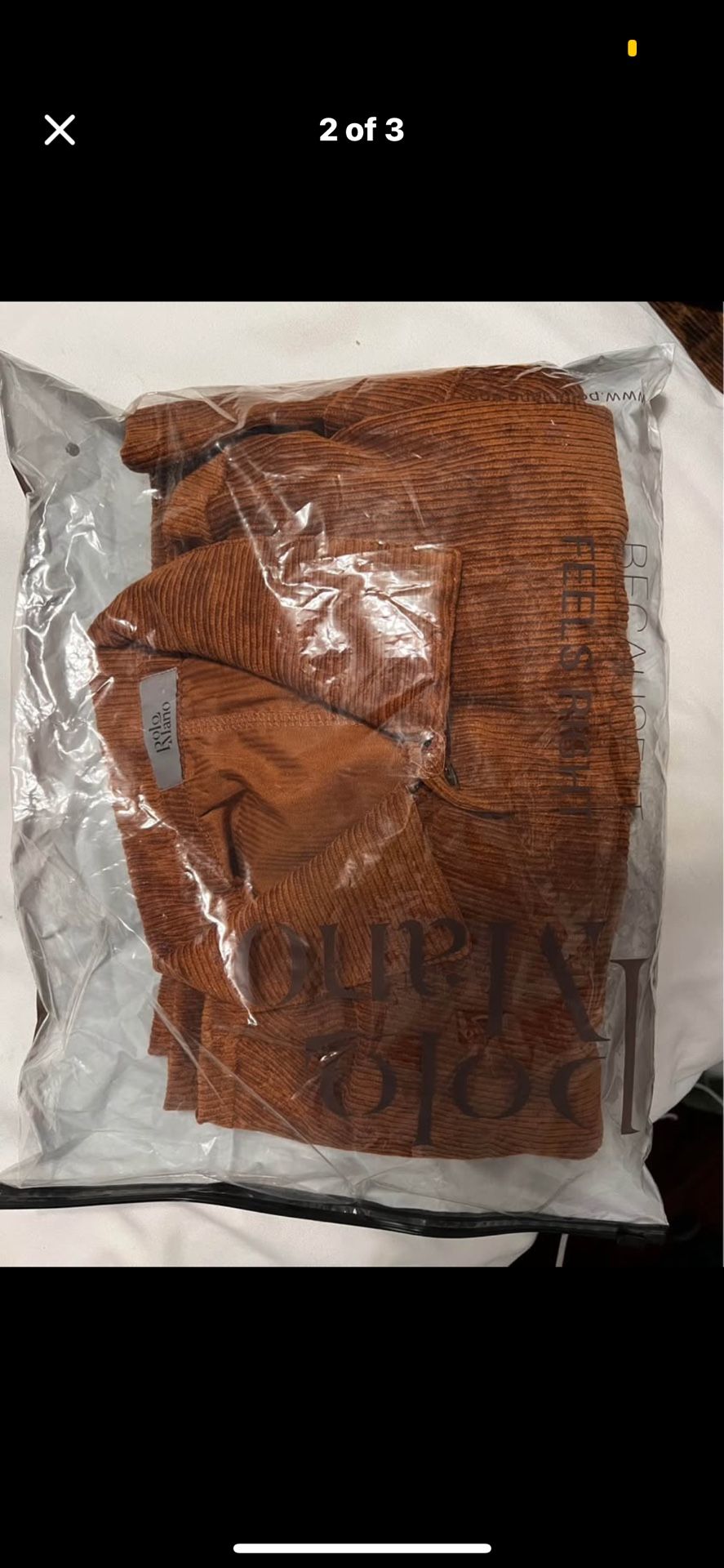 Corduroy Button Down XL