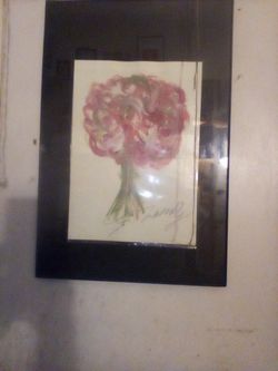 Cy Twombly Real Painting Done On Paper