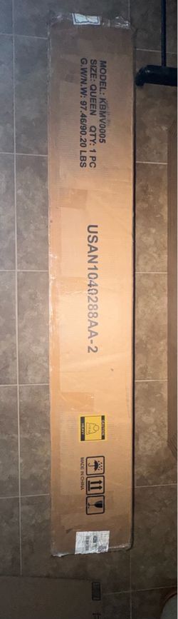 New queen size bed frame with storage