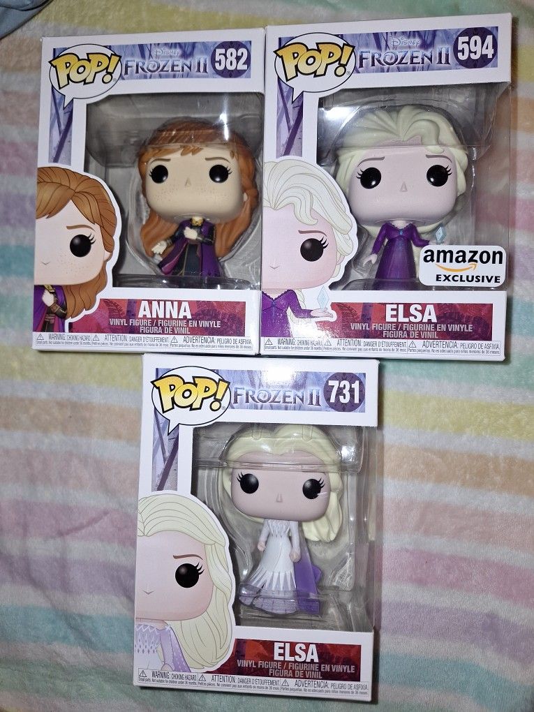 Frozen Elsa And Anna Funko Pop