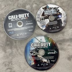Selling this PS3 Games  Call of Duty 2 Call of Duty Black Ops  Ghost Recon future Soldier
