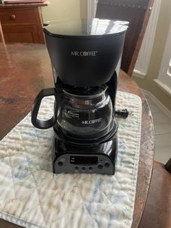 Mr. Coffee 4-Cup Programmable Coffee Maker, Black 
