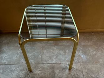 Glass End Table