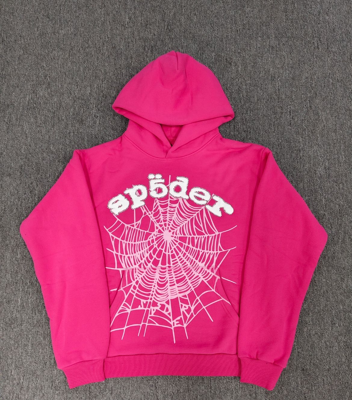 Pink spider hoodie
