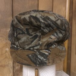 Camouflage Hat/Cap w/mesh Face Screen 