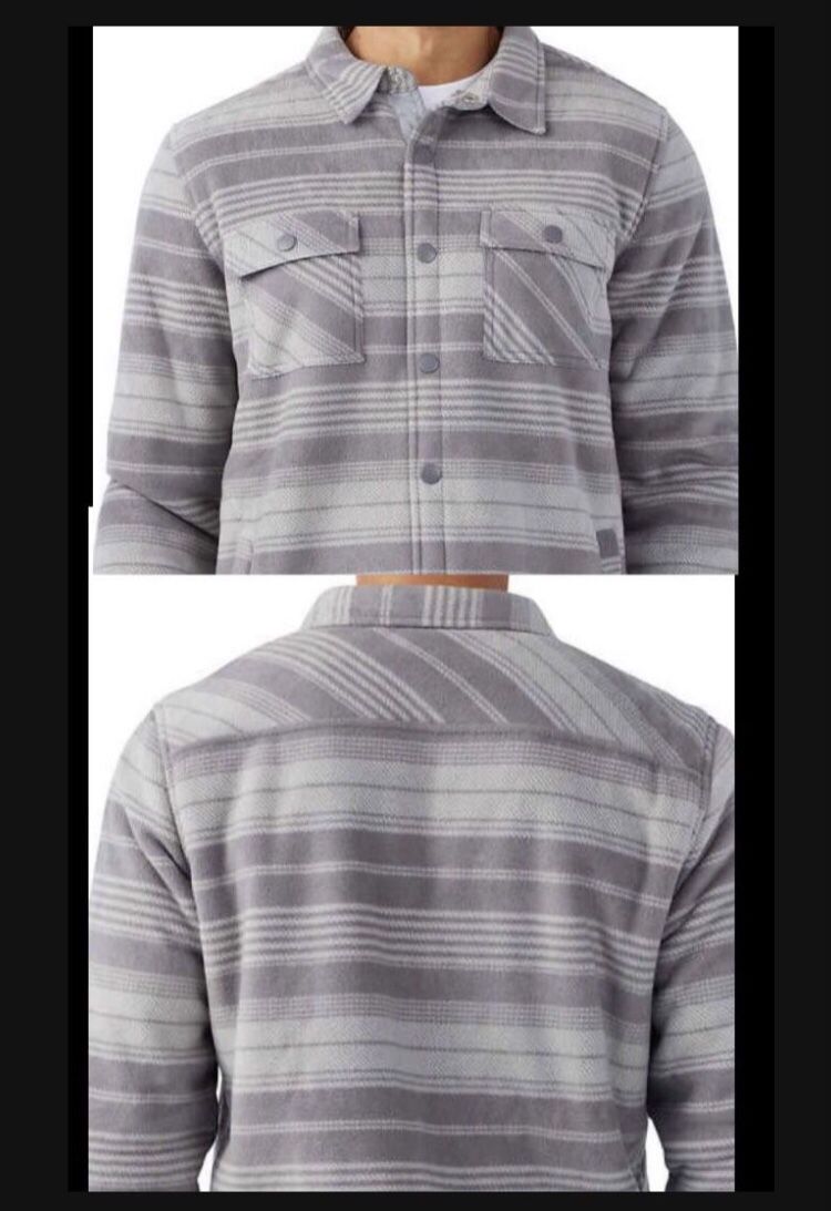 Men’s Shirt Jacket Flannel Print Size:XL $30 Each