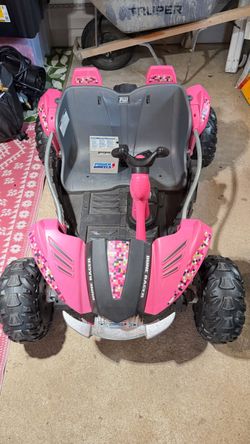 Fisher Price Girls Power Wheel Dune Racer 12V ATV Electric Ride-On  (LIKENEW)