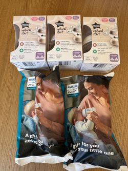 5 brand new baby bottles