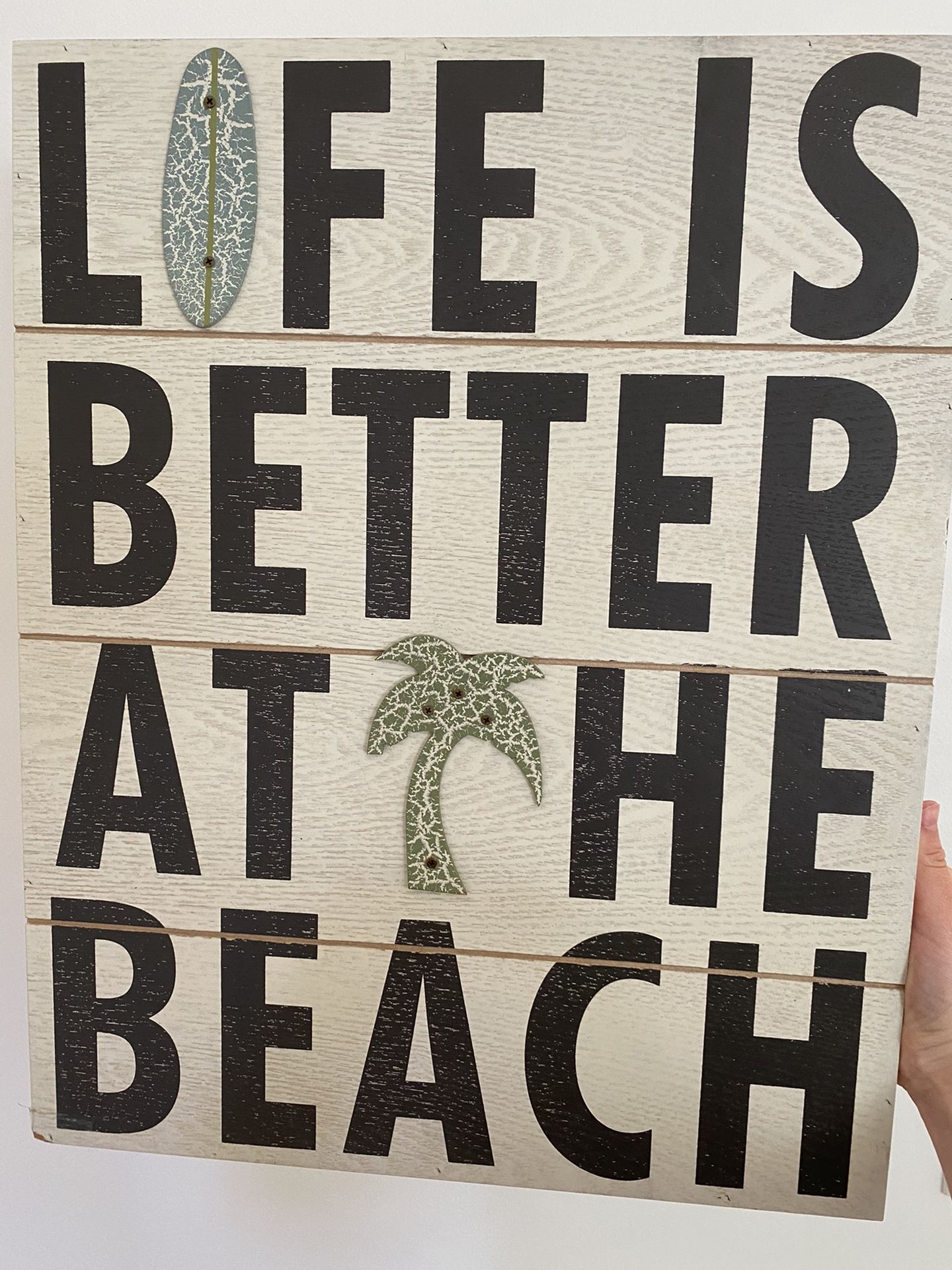 Beach sign