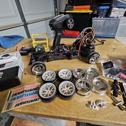 Drift Rc Car Sakura D6 Sport Carbon Fiber Purple With Extras