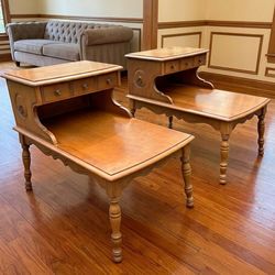 Set of 2 Antique 1960’s Side Tables