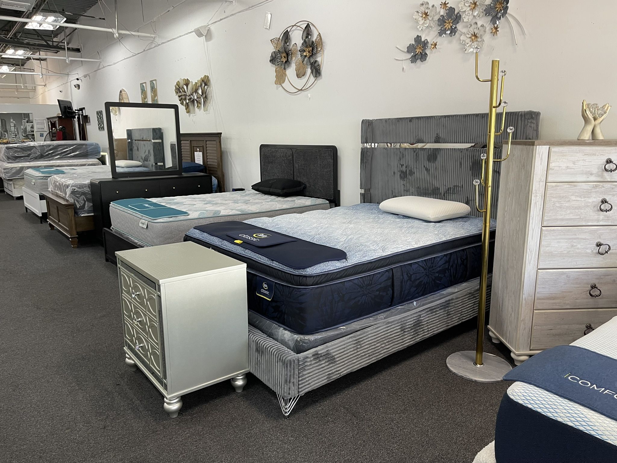 QUEEN SIZE CORDUROY GREY $299