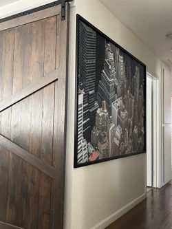 IKEA Canvas Art NY + BJORKSTA Blk Frame