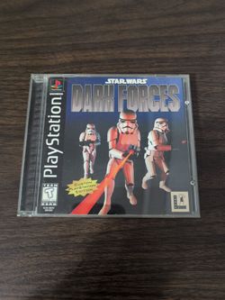 PlayStation 1 One Star Wars Dark Forces CIB