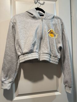Cropped LA Lakers Logo Sweater