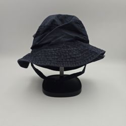 Unbranded Infant Navy Blue BucketHat w/ Chin Strap