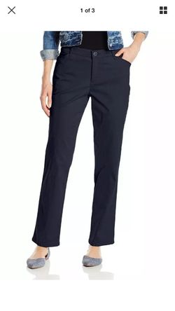 LEE Women’s Relaxed Fit All Day Straight Leg Pant Sz 12 Medium