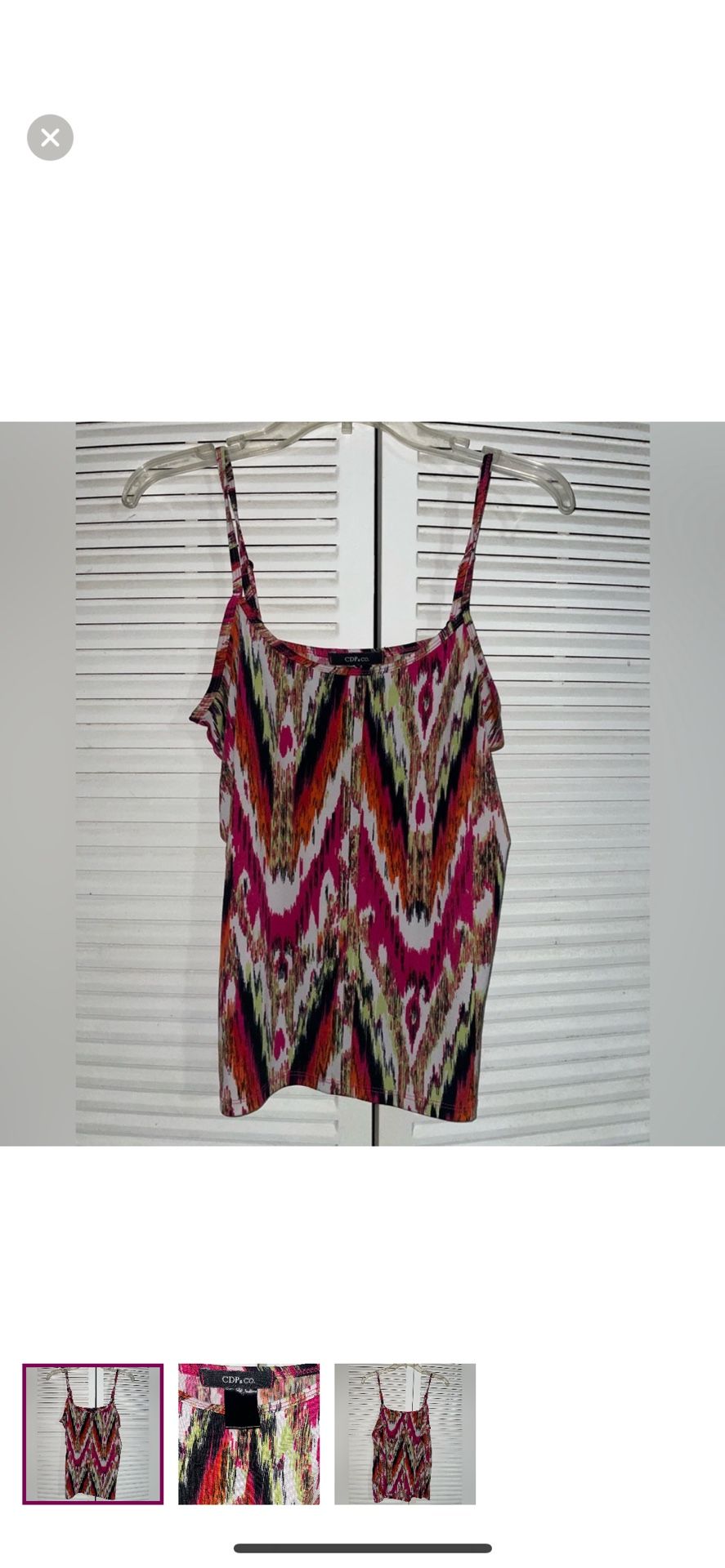 CDP & Co. Tank Top Size Medium Women’s 