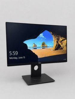 Dell P2419H 24in Monitor Full HD 1920 x 1080 With Stand HDMI/DisplayPort - Black