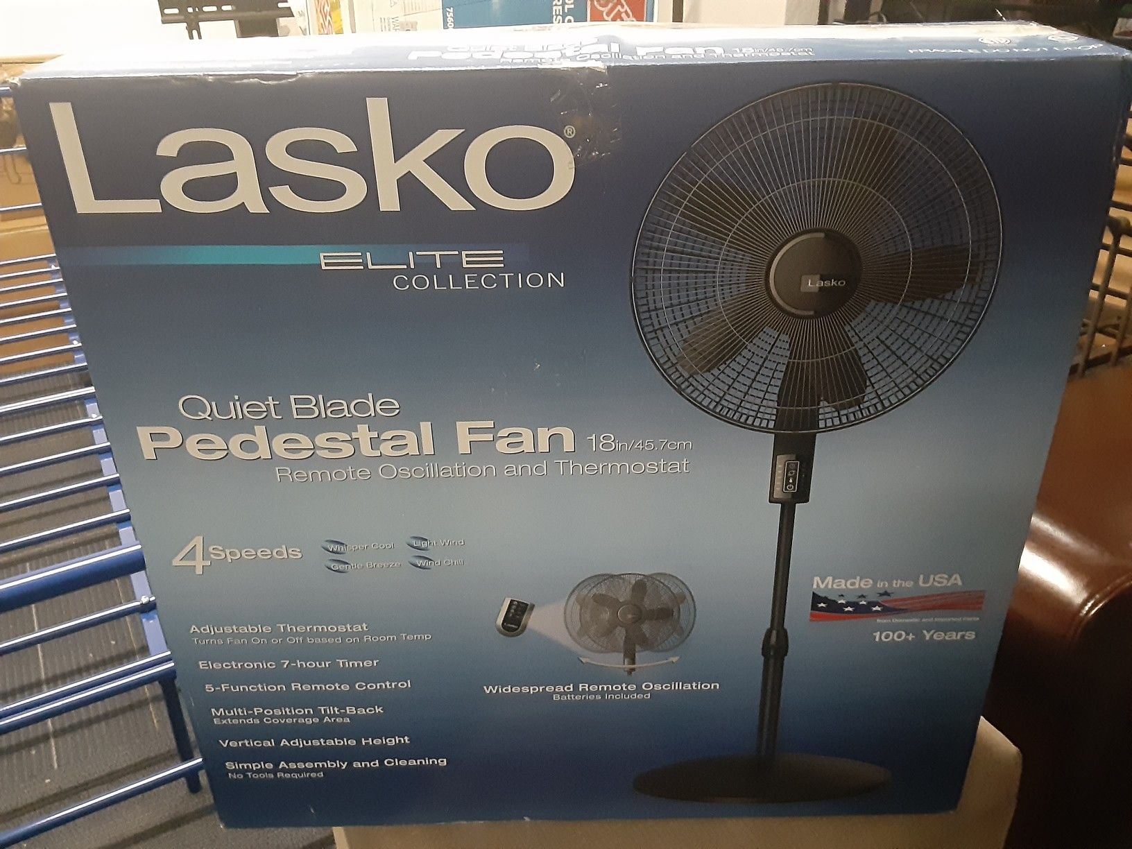 LASKO ELITE COLLECTION PEDESTAL FAN 18. for Sale in Phoenix, AZ - OfferUp