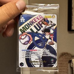 Dodgers X One Piece Monkey D Luffy Promo Trading Card