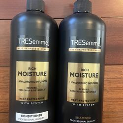 Tresemme shampoo and conditioner,39 oz, $7 for Both
