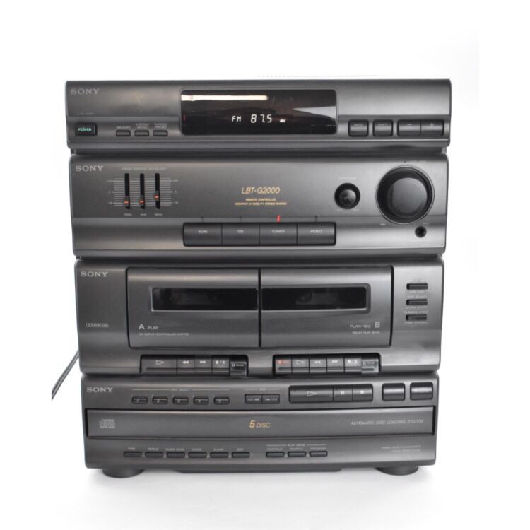 Sony LBT-G2000 Compact Hi-Fi Stereo System Disc Cassette Player