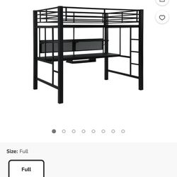 Metal Loft Gaming Bed
