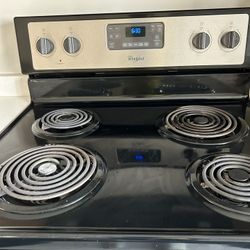 Stainless Steel Whirlpool Electric Stove