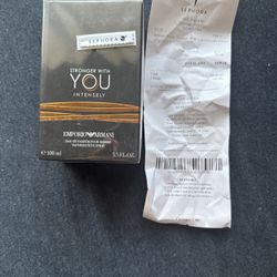 Armani Stronger With You Intensely 3.3oz New with Receipts