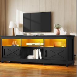 Black TV Stand