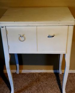 White Antique Coffee Table
