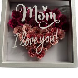 Mom Flower Shadow Box