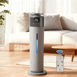 Large Humidifier 8L/2.1Gal Ultrasonic Cool Mist in Gray NEW