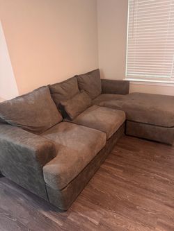 Grey sectional sofa