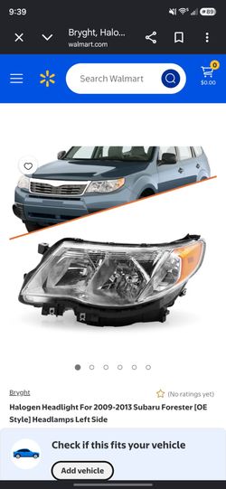 Subaru Forester Headlight