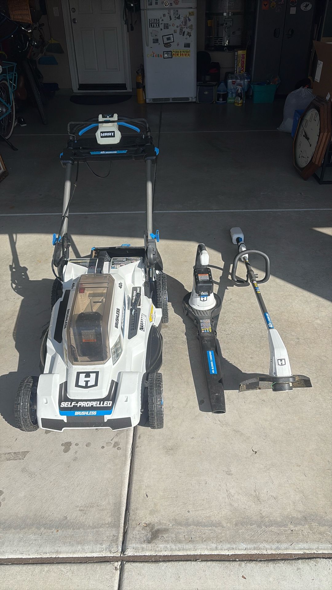 Hart Electric Mower, Blower, Trimmer