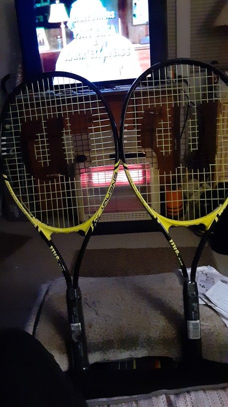 Two New Wilson Tennis Rackets