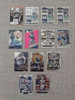 Cee Dee Lamb Football Card Lot of 13 Total Dallas Cowboys HIGH GRADE