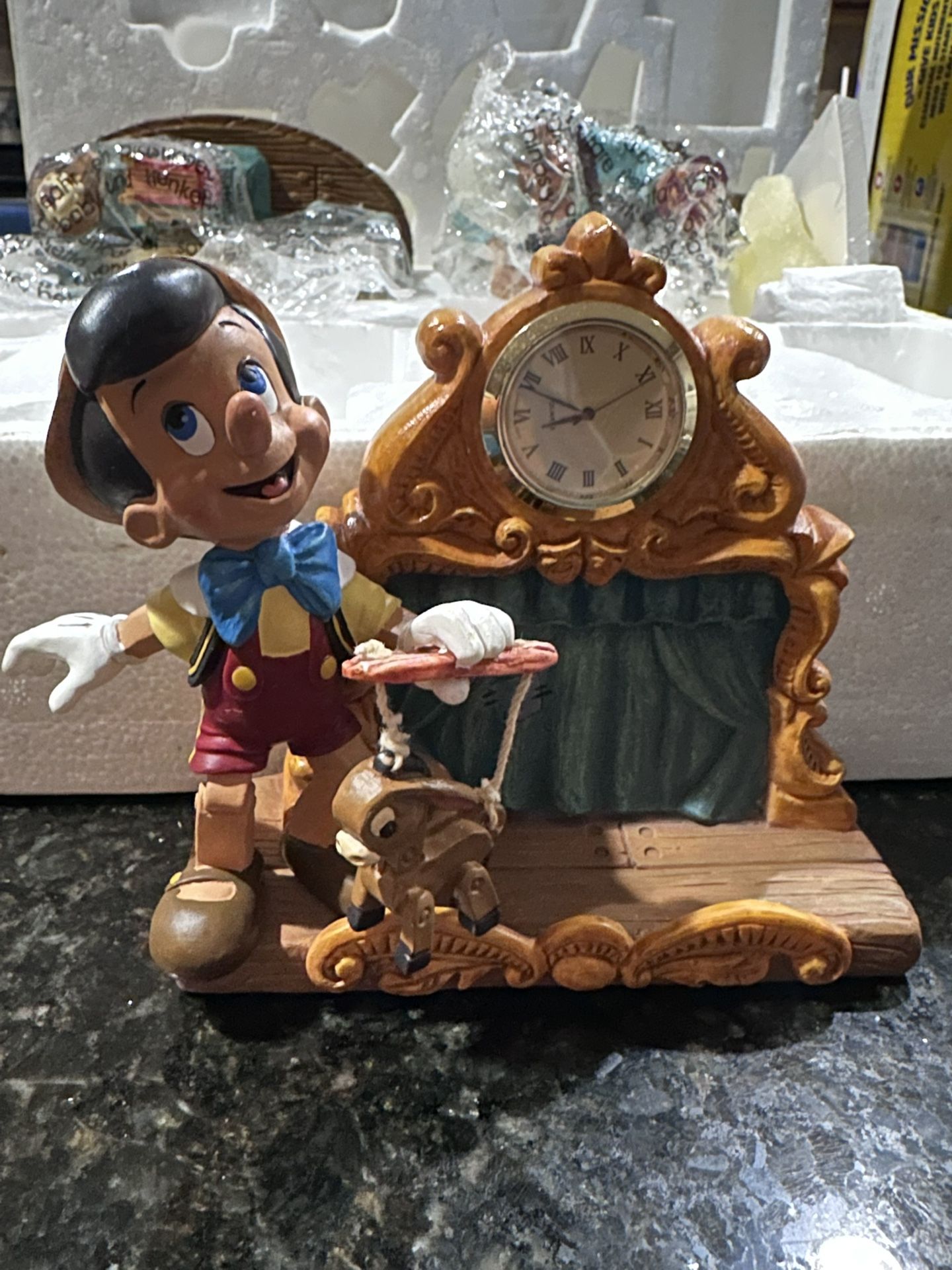 Pinocchio 7 Piece Figurine Office Desk Set