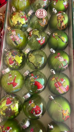 Grinch Christmas Ornaments 