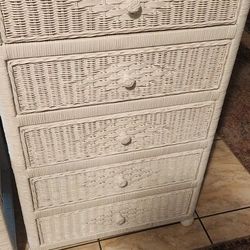 Dresser & Night Stand - White