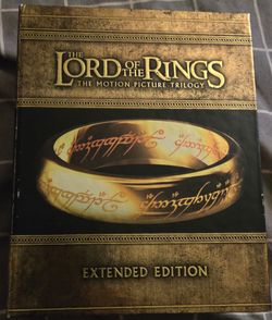 Lord of the rings blue ray all fifteen dis nside